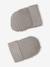 Kit naissance bonnet, moufles et chaussons et son pochon personnalisable beige chiné+écru+rose 3 - vertbaudet enfant 