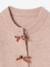 Gilet fille noeuds en velours anthracite+rose poudré 11 - vertbaudet enfant 