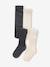 Lot 2 Collants Fille Motif Torsade Assortis 1 - vertbaudet enfant 