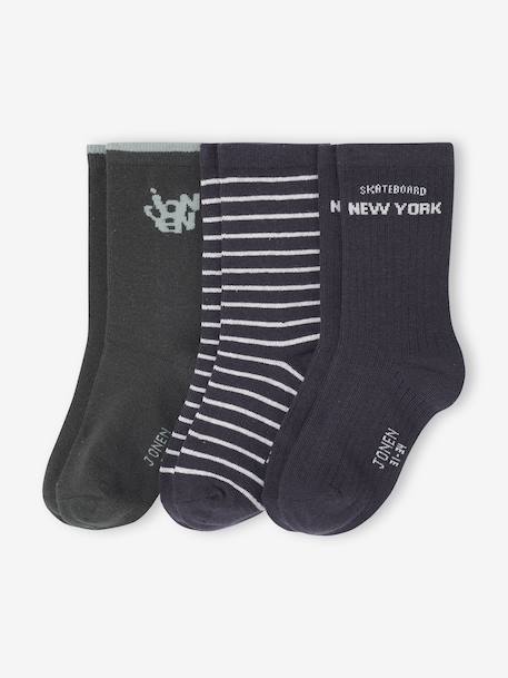 Lot de 3 paires de chaussettes « skate » garçon Assorties 1 - vertbaudet enfant 