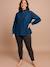 Legging motif zébré femme capsule mère-fille chocolat 2 - vertbaudet enfant 