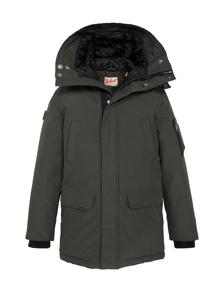 Parka à capuche Kaki+Marine 2 - vertbaudet enfant 