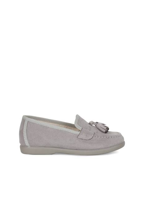 Mocassins pompons serratex Beige+Bleu marine+Gris perle 13 - vertbaudet enfant 