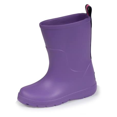 Bottes de pluie hautes, ultra confortables et légères, faciles à enfiler Rose+Violet 6 - vertbaudet enfant 