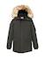 Parka à capuche Kaki+Marine 1 - vertbaudet enfant 