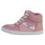 Baskets basses  à lacets  velours Rose 2 - vertbaudet enfant 