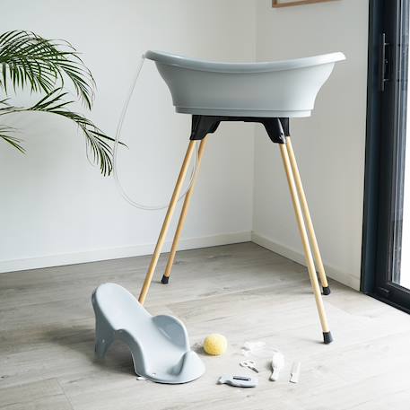Pack bain vasco 9 en 1 gris charme Gris 2 - vertbaudet enfant 