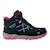 Bottines de marche synthétique samaris iii Bleu marine / rose fluo+Noir / gris clair 3 - vertbaudet enfant 