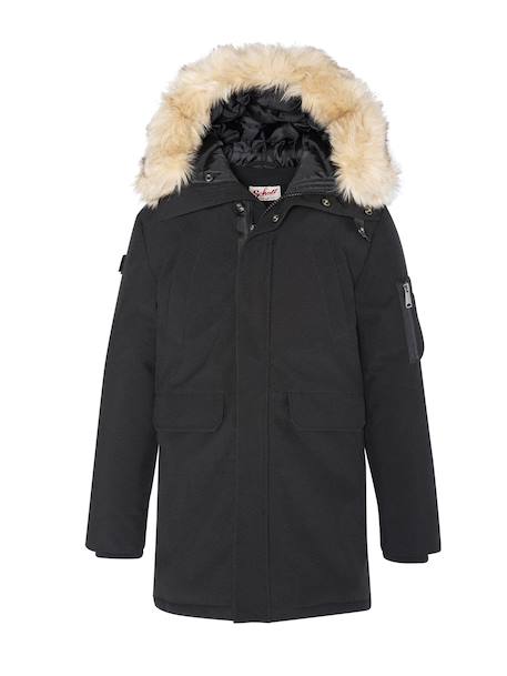 Parka à capuche Noir 1 - vertbaudet enfant 