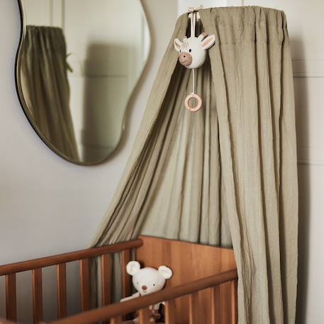 Peluche musicale Blanc, marron 4 - vertbaudet enfant 