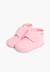 Chaussons en velours côtelé à scratch Rose 4 - vertbaudet enfant 