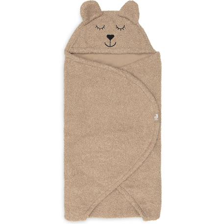 Couverture nomade bunny nougat (100 x 105 cm) Beige+Beige, gris, marron+Biscuit, noir+Ecru, marron+Rose sauvage+Sable, noir 13 - vertbaudet enfant 
