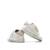 Sneakers fille fermeture adhésive barefoot Blanc-rose clair+Rose-nude 3 - vertbaudet enfant 