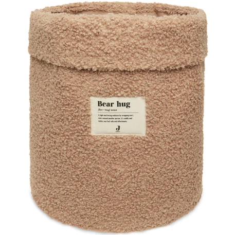 Panier de rangement boucle biscuit (35 x 30 cm) Marron clair 1 - vertbaudet enfant 