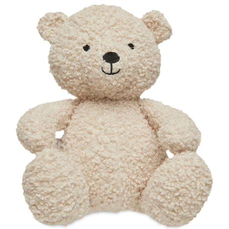 Peluche ours teddy bear olive green (25 cm) Beige clair+Gris+Marron clair+Rose, noir 1 - vertbaudet enfant 