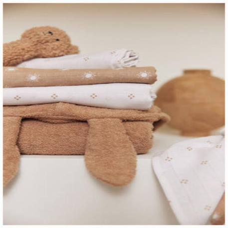 Poncho de bain éponge en coton Beige+Bleu+Creme+Marron clair+Nougat+Rose+Vert d'eau 22 - vertbaudet enfant 