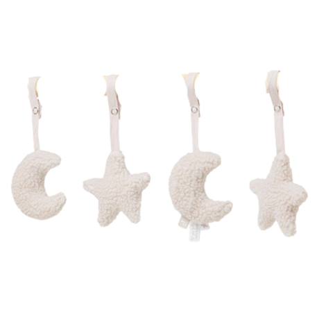 Lot de 4 jouets pour arche lune Blanc crème 1 - vertbaudet enfant 
