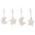 Lot de 4 jouets pour arche lune Blanc crème 1 - vertbaudet enfant 