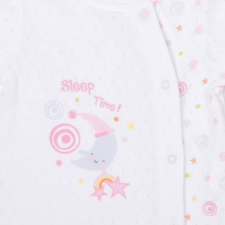 Ensemble t-shirt et short bébé en coton bio dreams Rose 4 - vertbaudet enfant 
