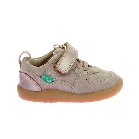 Sneakers basses  kickfreshi Beige+Rose clair 2 - vertbaudet enfant 