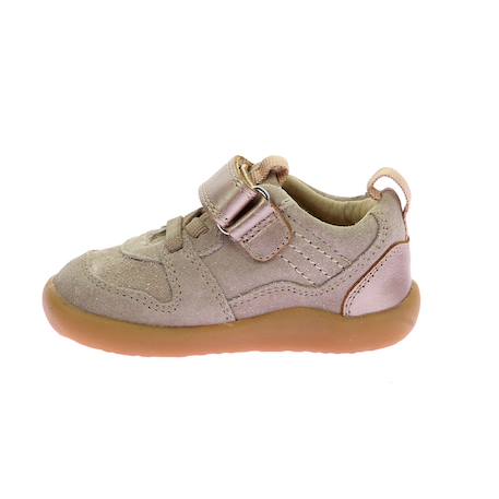 Sneakers basses  kickfreshi Beige+Rose clair 4 - vertbaudet enfant 