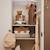 Panier de toilette boucle naturel (14 x 18 cm) Ecru+Marron 10 - vertbaudet enfant 