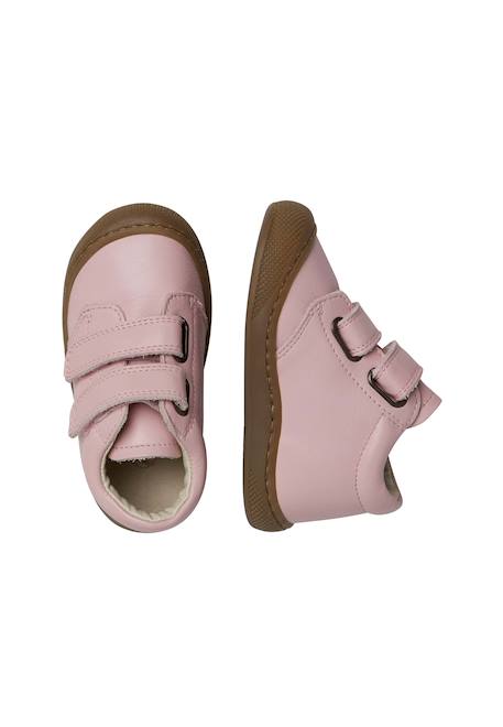 Chaussures premiers pas en cuir cocoon wide vl Rose 4 - vertbaudet enfant 