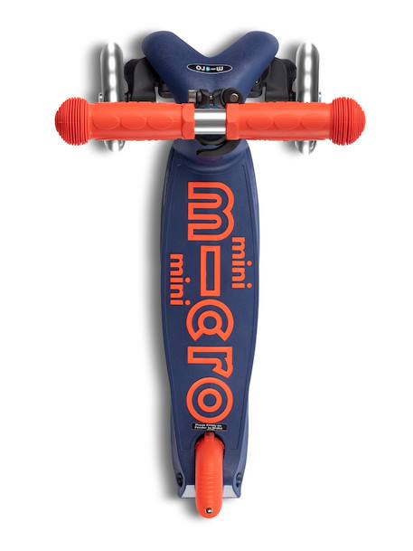 Trottinette 3 roues mini micro deluxe  pliable led Aqua+Bleu nuit+Rose 12 - vertbaudet enfant 