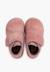 Chaussons barefoot velours côtelé fermeture à scratch Rose 5 - vertbaudet enfant 