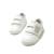 Sneakers fille fermeture adhésive barefoot Blanc – rose pastel+Rose-nude 2 - vertbaudet enfant 