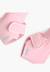 Chaussons en velours côtelé à scratch Rose 6 - vertbaudet enfant 