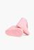 Chaussons en velours côtelé à scratch Rose 3 - vertbaudet enfant 