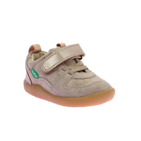 Sneakers basses  kickfreshi Beige+Rose clair 1 - vertbaudet enfant 