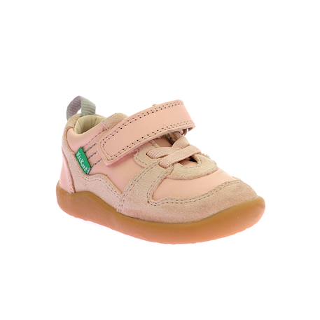 Sneakers basses  kickfreshi Beige+Rose clair 6 - vertbaudet enfant 
