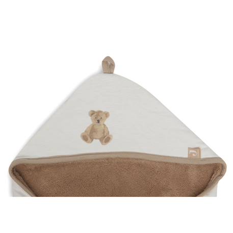 Couverture nomade enveloppante teddy bear Blanc, marron clair 6 - vertbaudet enfant 