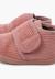 Chaussons barefoot velours côtelé fermeture à scratch Rose 6 - vertbaudet enfant 