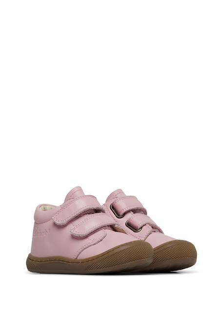 Chaussures premiers pas en cuir cocoon wide vl Rose 2 - vertbaudet enfant 