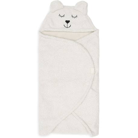 Couverture nomade bunny nougat (100 x 105 cm) Beige+Beige, gris, marron+Biscuit, noir+Ecru, marron+Rose sauvage+Sable, noir 31 - vertbaudet enfant 