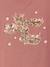 T-shirt animation en sequins réversibles fille manches courtes bois de rose+écru 4 - vertbaudet enfant 