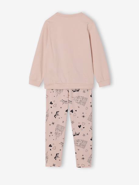 Pyjama Disney Princesses rose poudré 4 - vertbaudet enfant 