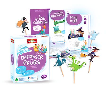 Jeu de cartes - j'aide mon enfant à… dépasser peurs -  fabriqué en france MULTICOLORE 2 - vertbaudet enfant 