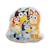 Coussin forme imprimé 100% polyester, bluey family Bleu 1 - vertbaudet enfant 