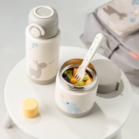 Boîte repas isotherme celebration sable (300 ml) Sable 2 - vertbaudet enfant 