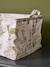 Bac de rangement rectangle esprit toile de jouy Bleu+Rose+Vert 7 - vertbaudet enfant 