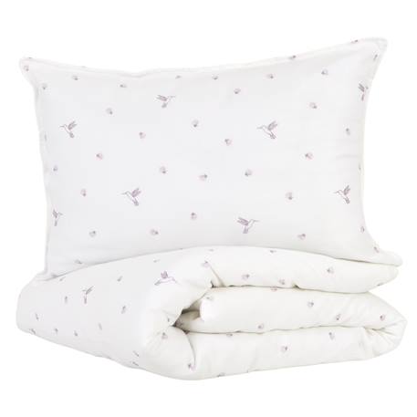 Parure de lit gaze de coton bio Colibri 1 - vertbaudet enfant 