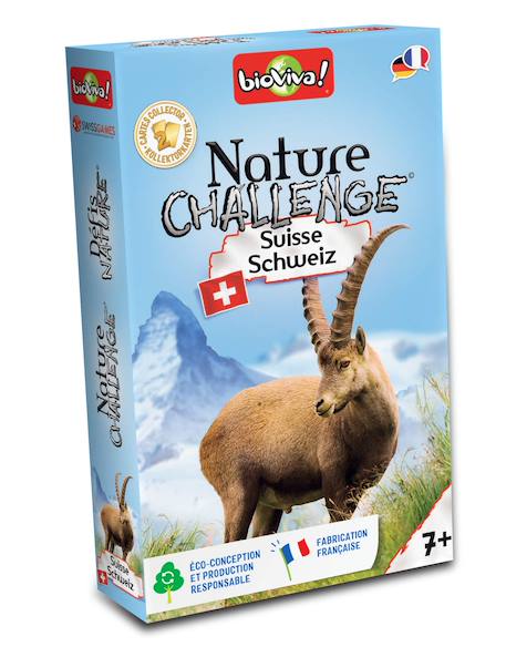 Jeu de cartes - défis nature -  suisse -  fabriqué en france MULTICOLORE 1 - vertbaudet enfant 