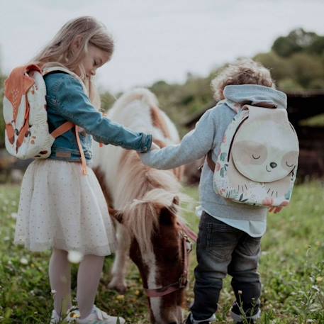 Sac à dos maternelle et crèche animaux Beige+Bleu+Rouge+Vert 6 - vertbaudet enfant 
