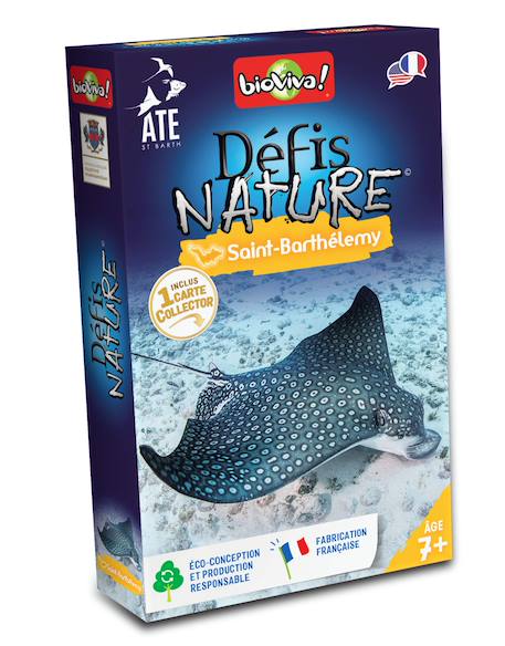 Jeu de cartes - défis nature -  saint barthélémy -  fabriqué en france MULTICOLORE 1 - vertbaudet enfant 