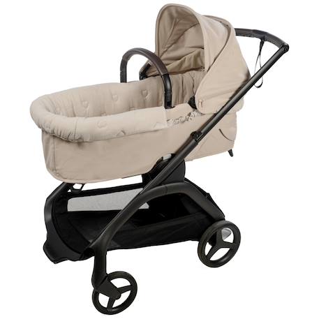 Housse de nacelle avec élastiques + drap-housse pour nacelle sintra beige Beige 3 - vertbaudet enfant 