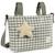Sac à poussette crossbody caetana sand Beige+Vert 12 - vertbaudet enfant 